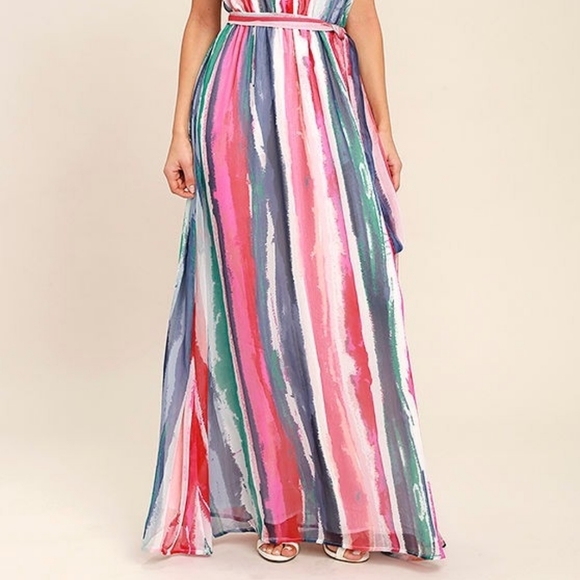 Jack by BB Dakota Multicolored Print Maxi XS - Picture 3 of 3